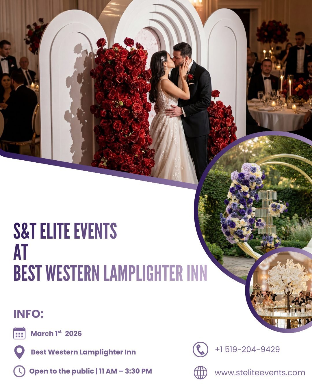 S&T ELITE EVENTS @ BEST WESTERN — Expo Sunday, March 1st | 11AM–4PM. Come by and check out our booth!
